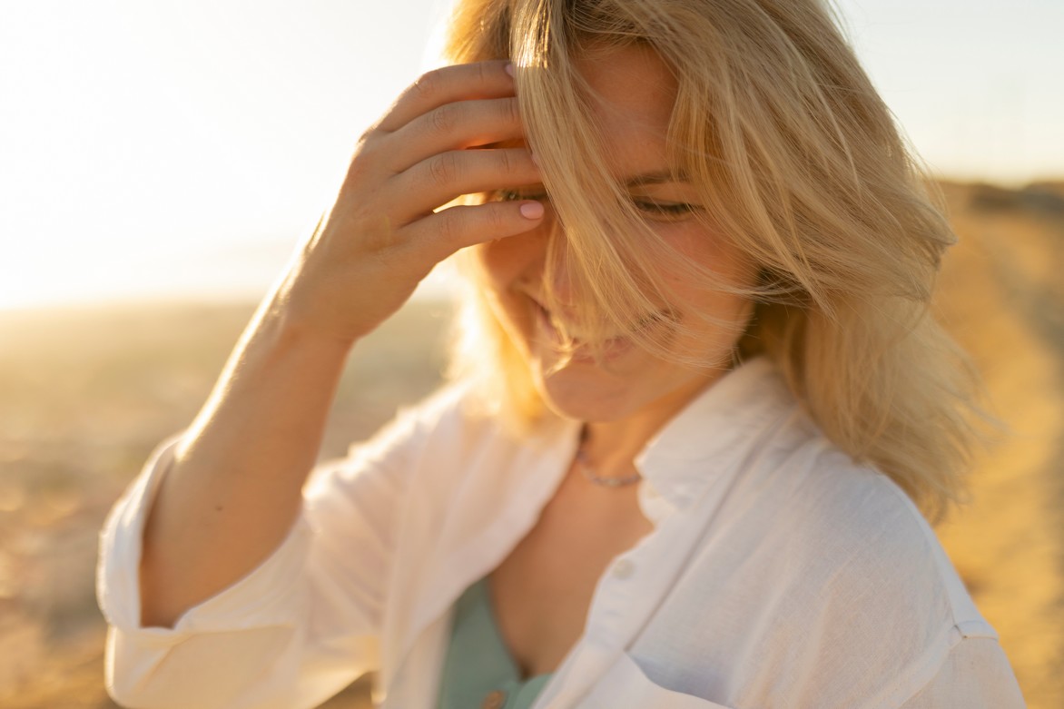 Blonde woman